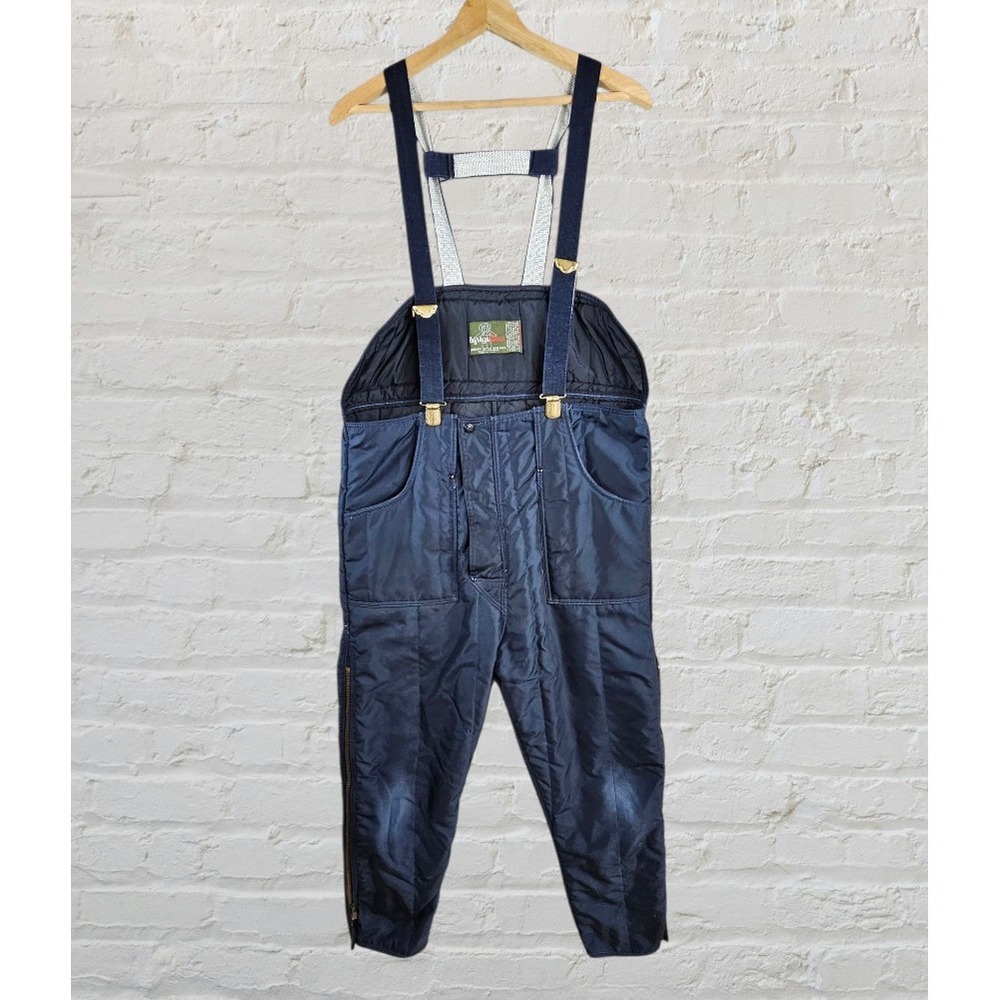 Vintage Refrigiwear Bibs‎ Overalls 345 Insulated Overalls Mens Medium Made USA